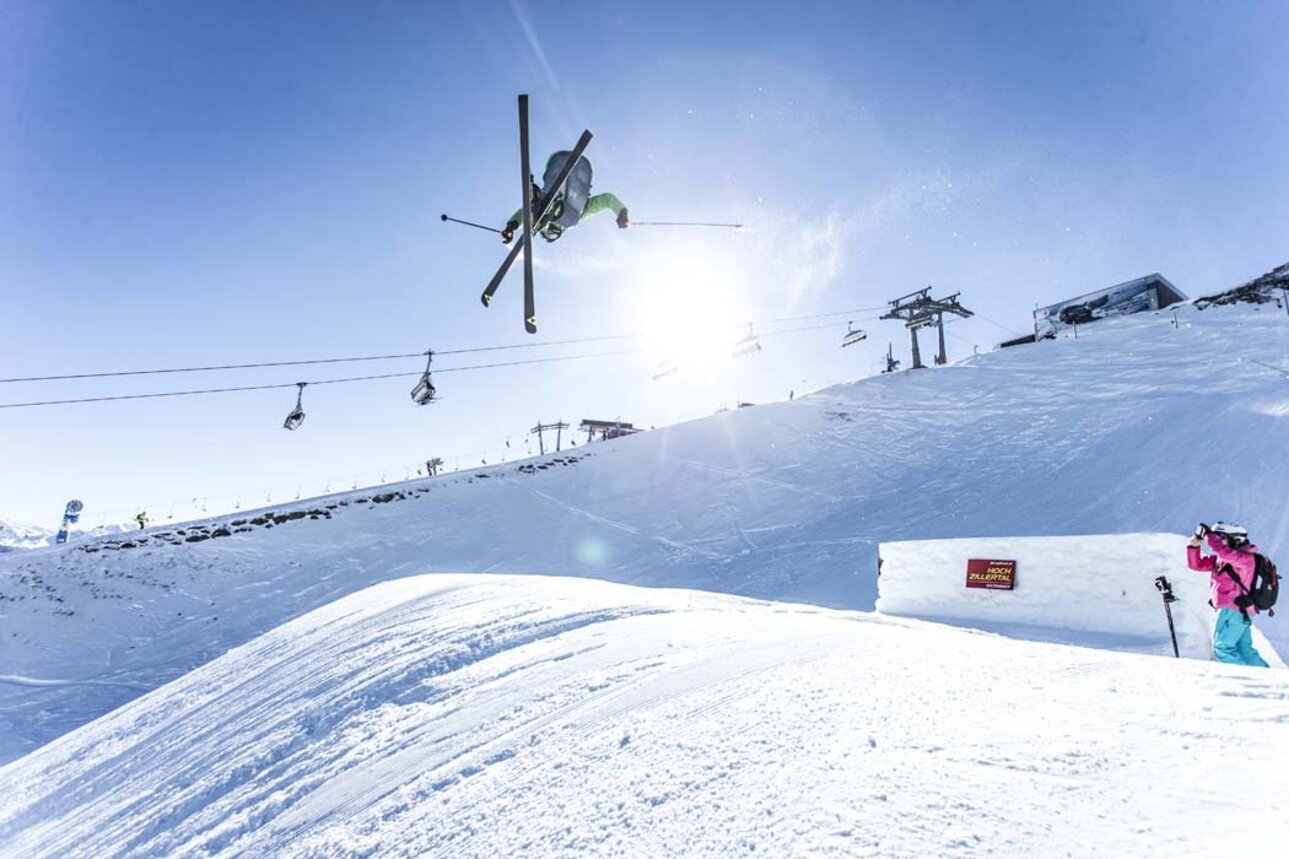 Skigebiets Hochzillertal